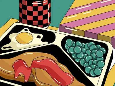 Still Here - Week has 72 2d art adobe illustrator behance character design dribbble dtiys dtiys challenge flat design flat illustration food illustration food vector freelance illustrator illustration illustrator meal vector procreate vector vector art vector illustration