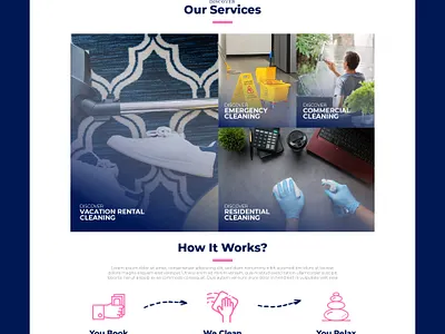 ScrubHub Website Design cleaning design scrubhub website