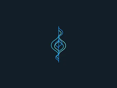 Clef branding c cclef clef designer g gclef hire identity illustration lineart logo minimal music simple sound wave waves