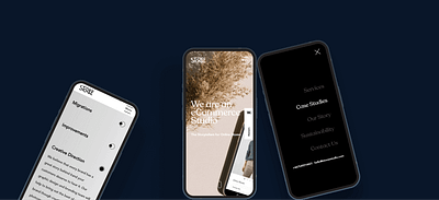 Storee Studio website mobile mockups design development ui ux web website design