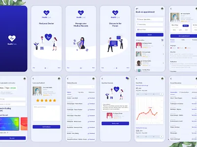 Medical App UIUX Design app design app uiux figma medical app ui uiux user interface ux xd