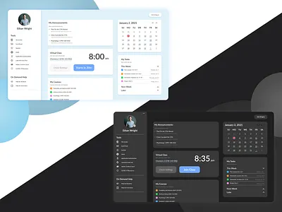 School Dashboard Design dashboard design graphic graphic design interface intuitive school ui ux web design