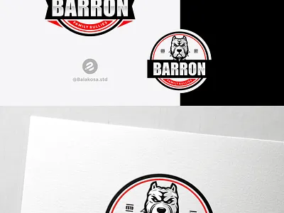 Barron Family bullies animals characterdesign illustration lo logo logodesign vector