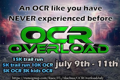 Facebook ad 7 for OCR Overload ad design logo