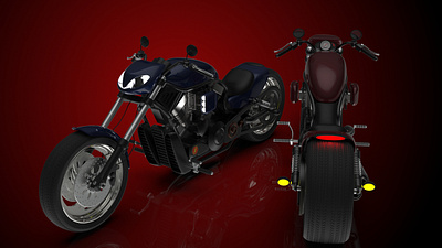 Bike Concept 3d animation graphic design