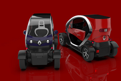 Mini Car concept 3d 3dmodeling animation branding cpncept art graphic design keyshot maya model product product design