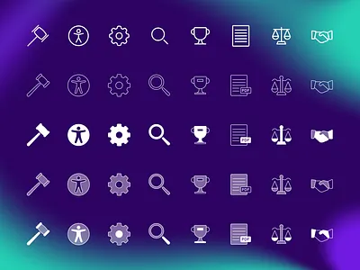 AudioEye • Icon Exploration icon set icons
