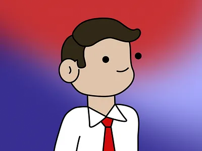 Doodle • Dad character doodle illustration