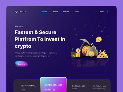 cryptocurrency Website Header bank bitcoin crypto crypto currency cryptocurrency dark ethereum exchange finace futureswap header invest landing page modern nft trading ux web web design website