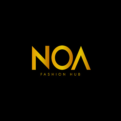 Noa fashion hub branding design fashion graphic design logo typography