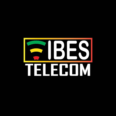 Logo Vibes Telecom black branding dark graphic design green logo network red sale telecom telecommunication vibes yelow