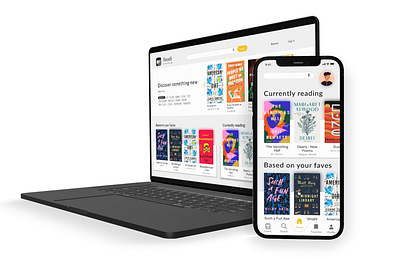 Readi app book design ebook elibrary illustration library reading responsive ui ux website