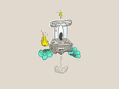 Light bulb… branding character design illustration kickn rocks logo minneapolis mn texture ui vector