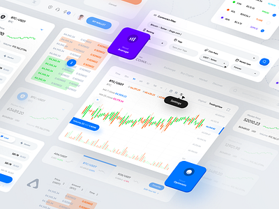 Exchange website - Components 🔥 ace bitcoin blockchain chart component components crypto crypto wallet defi design exchange finance money swap trade ui wallet