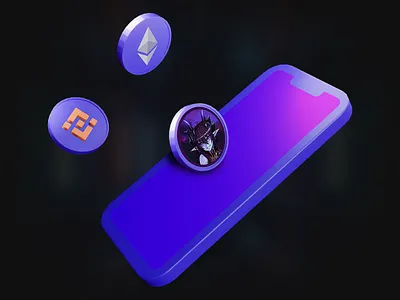 Crypto 3D illustration 3d art 3d icon 3d illustration 3d modeling crypto design illustration nfts ui