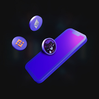 Crypto 3D illustration 3d art 3d icon 3d illustration 3d modeling crypto design illustration nfts ui