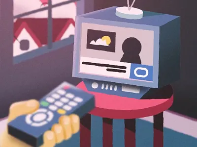 Binge Watch animation art design graphics illustration motion motion design motion graphics