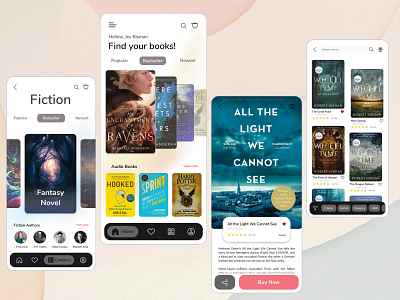 E Book Application app books bookstore branding concept design e book app ebook ebook store graphic design logo minimalist mobile app ui ui ux user interface user interface design ux