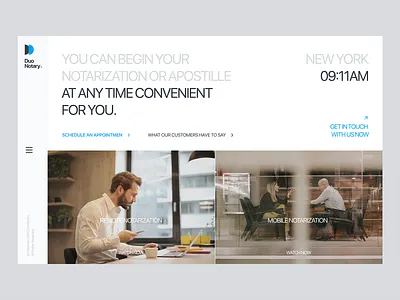 Notarization Company website app branding design graphic design illustration landing page logo ui user experience user interface web web design website design