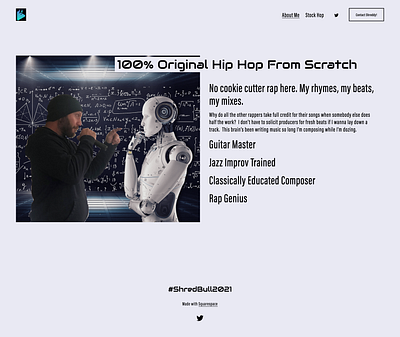 Intelligent Hip Hop graphic design illustration