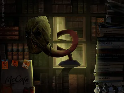 Little man in the library poster 3d adobe adobe indesign animation art art lover branding des design designer graphic design graphic designer illustration logo motion graphics poster scary ui visual visual designer