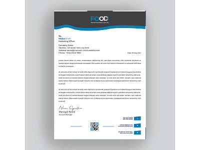 Letterhead Design orange