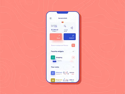 banking wallet app app art banking wallet app branding cash design figma finance illustration logo money pay ui ux web website