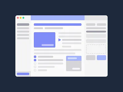 Craft Docs Skeleton Layout app branding design flat graphic design minimal ui web