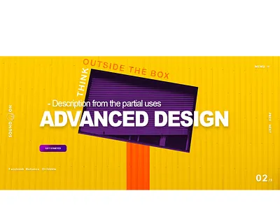 Landing Page illustration slider typography ui vector webdesign