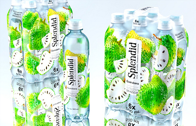 SPLENDID — flavored drinks berries bewerajes bottle brand branddesign brandidentity drink drinks flavored fruit fruits juece label labeldesign logodesign package packagedesign pet petbottle water