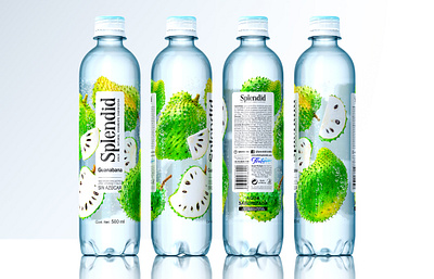 SPLENDID — flavored drinks berries bewerajes bottle brand branddesign brandidentity drink drinks flavored fruit fruits juece label labeldesign logodesign package packagedesign pet petbottle water