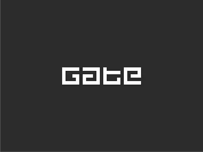Logo for PR agency Gate design graphic design logo minimal pr agency