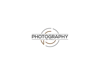 Photography By Phill Logo Design app branding design graphic design icon illustration logo typography vector