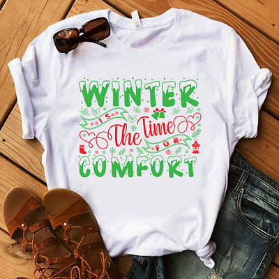 WINTER T SHIRT DESIGN clod creative free t shirt design free template graphic design i love snow illustration snow snow lover snow t shirt typography typography t shirt vector winter winter coming winter snow winter t shirt woman t shirt