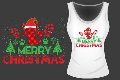CHRISTMAS T-SHIRT DESIGN christmas christmas 2021 christmas t shirt creative design free template graphic design graphic t shirt happy merry christmas new year specialist t shirt design vector