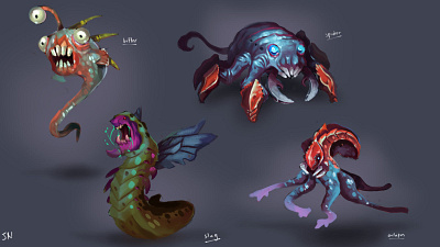 Monster cartoon illustration monster
