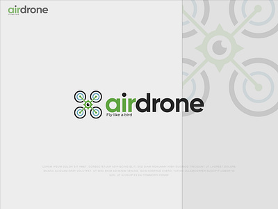 airdrone fly like a bird branding design graphic design illustration logo logo design. logo desing photography logo vector