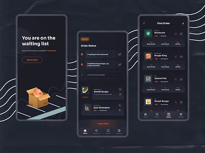 Delivery App delivery app delivery ui design mobile ui ui ui design