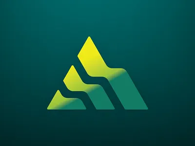 Wave Pyramid branding graphic design logo pyramid slice triangle wave