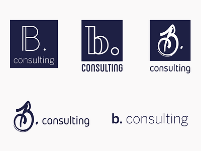 B. Consulting - Logo redesign consulting illustrator logo