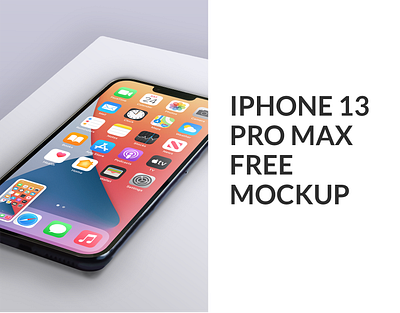 Iphone 13 Pro Max | FREE MOCKUP apple design download ios iphone mobile mockup phone product design psd template