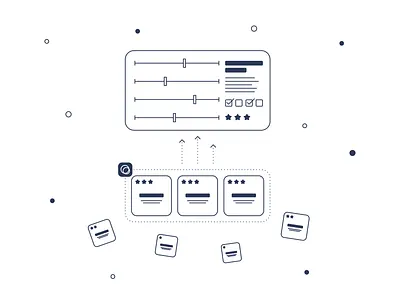 Filter Illustration for Warm Intros ✨ access design digital files filter illustration kapustin linear outline sort vector web