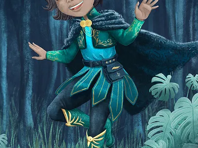 Elianes artwork board game branding cards character character art costume design elf elven fantasy forest game game design girl illustration illustrator night raster tale