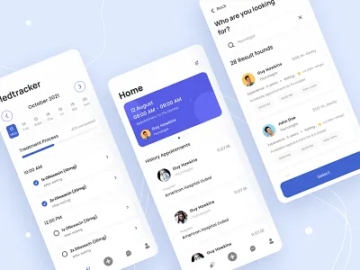Doctor appointment app app design branding doctor appointment app graphic design mobile ui ux