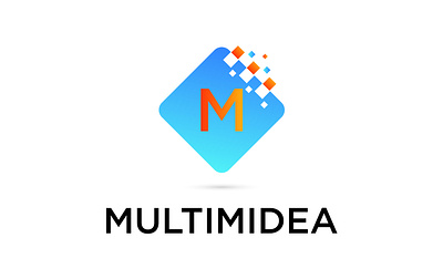 Modern Gradient Logo 3d branding clean colorful gradient gradient logo graphic design logo logo design media minimal modern multimedia simple tec logo technology vector