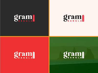 GRAM BANGLA STORE LOGO DESIGN 2022 bangla best branding creative design graphic design icon illustration logo minimalist motion graphics new retro store typography unique ux vector vintage