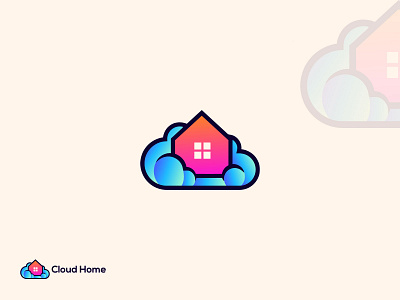 cloud home abstract logo business logo cloud home colorful logo creative logo design flat logo logo logo and branding logo design logotype minimal logo minimalist logo modern creative modern logo unique logo