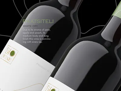 BioWine/Wine Label clean design graphic design label logo packaging wine label