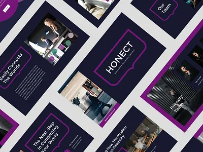 Honect – Business Multipurpose Google Slides Template personal branding