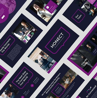 Honect – Business Multipurpose Google Slides Template personal branding